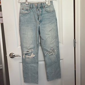 Zara High Rise Ankle Length Jeans